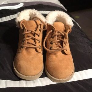 Suede winter boots